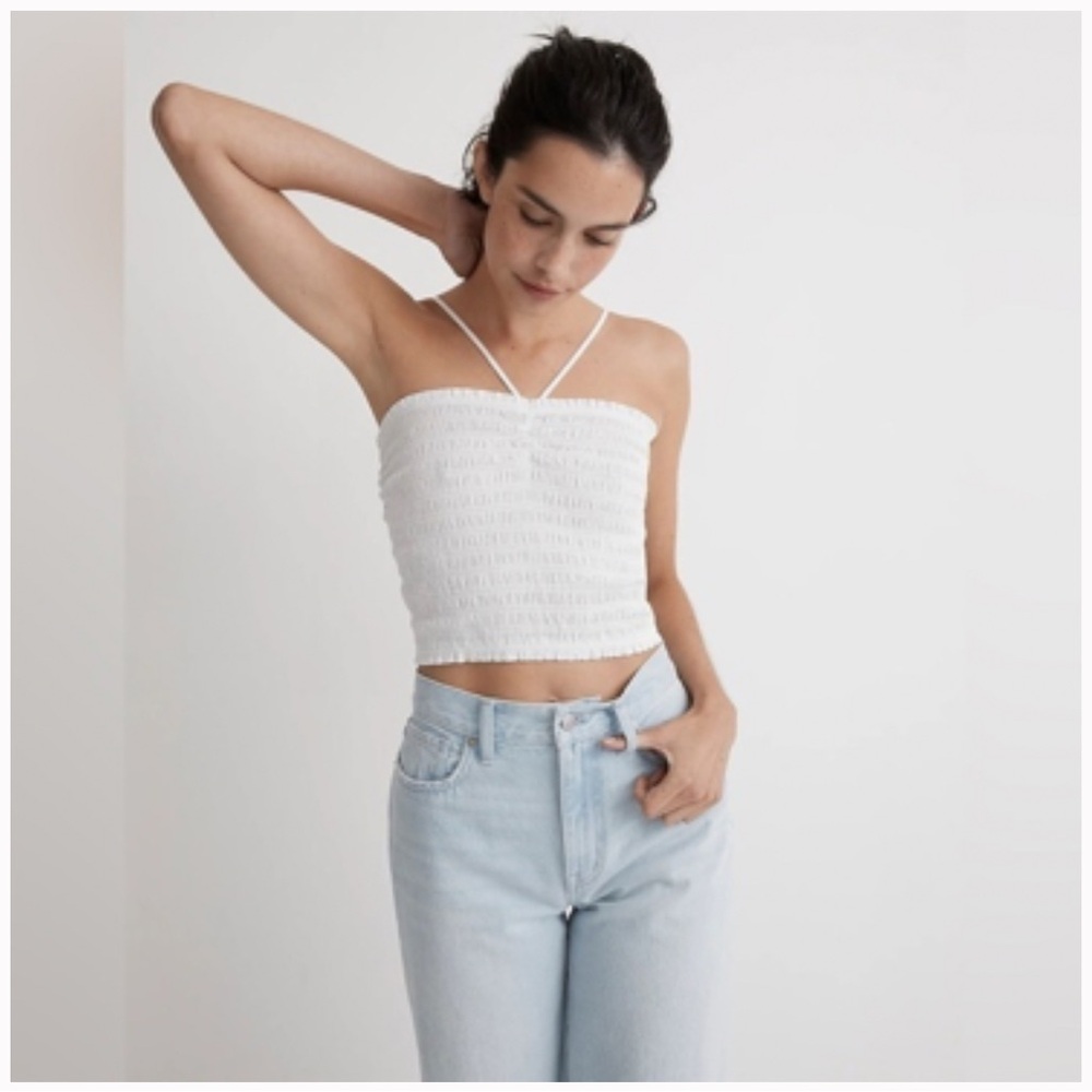 Madewell Smocked Women's Top